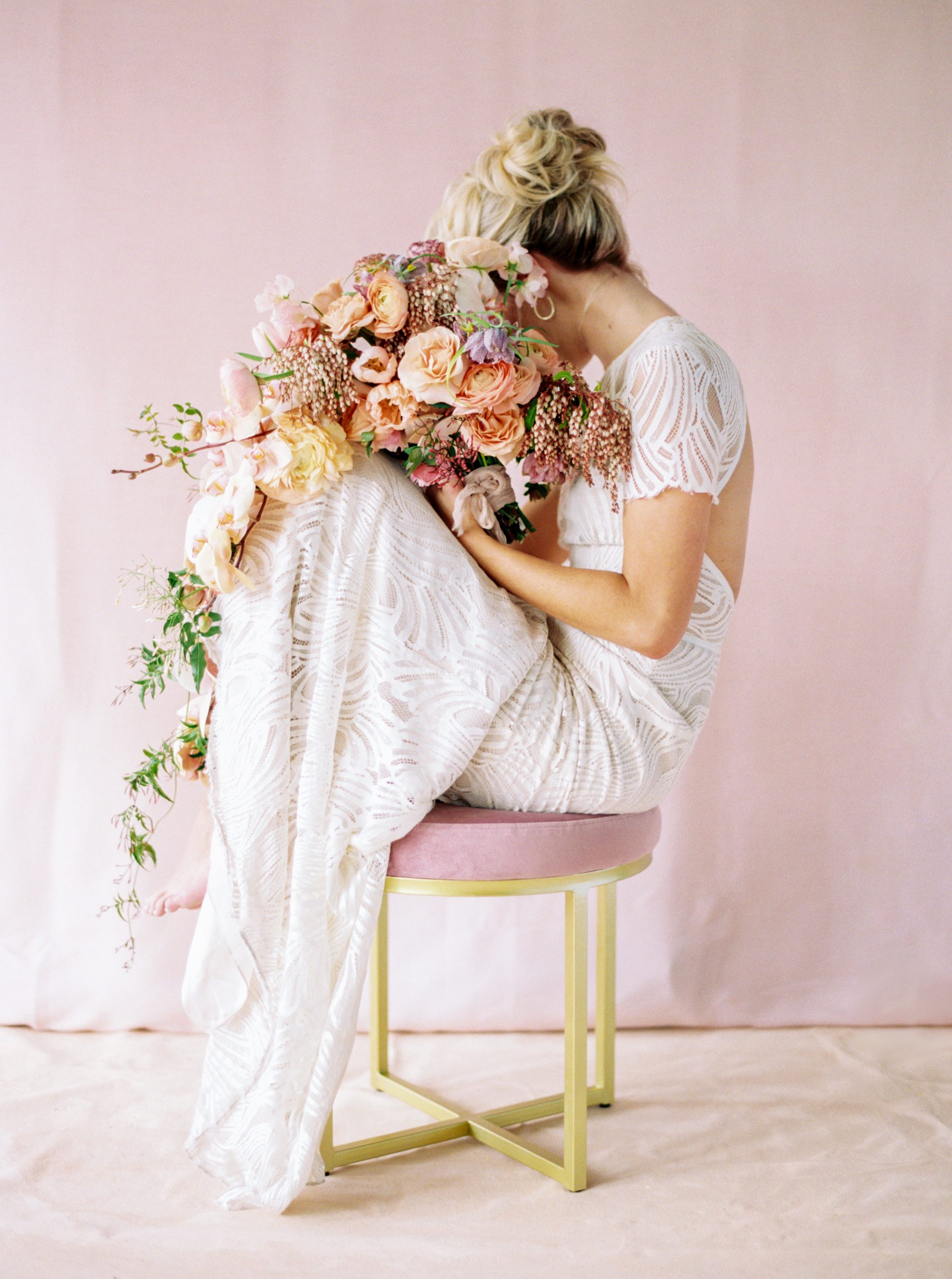 Shades of Blush: Wedding Inspiration at Prospect House | Mayhar Design